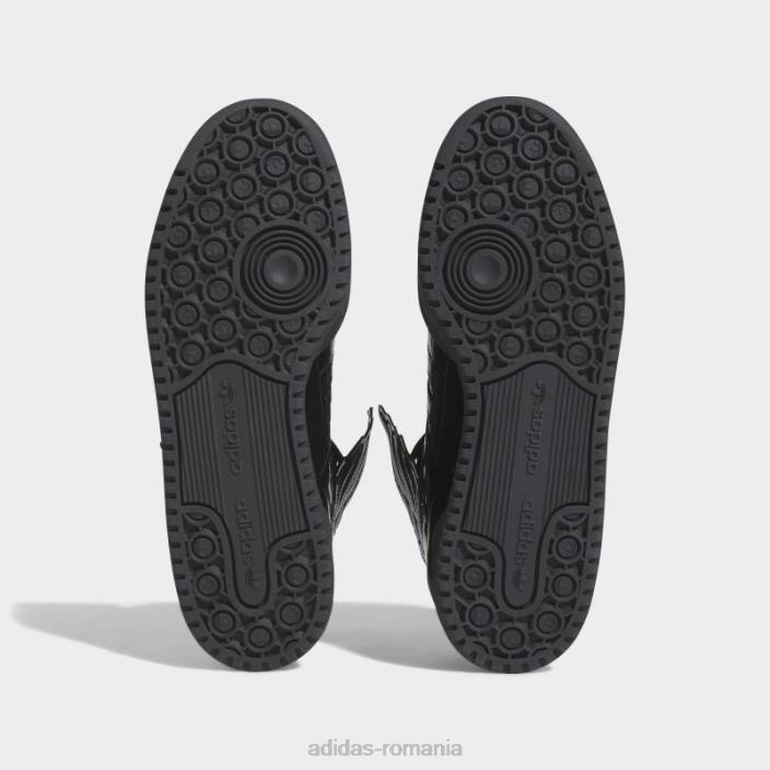 Adidas pantofi negri Jeremy Scott Opal Wings 4.0 bărbați alb negru 2JBN3988