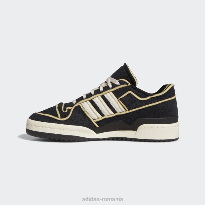 Adidas pantofi negri cozy forum 84 jos bărbați alb negru 2JBN4012