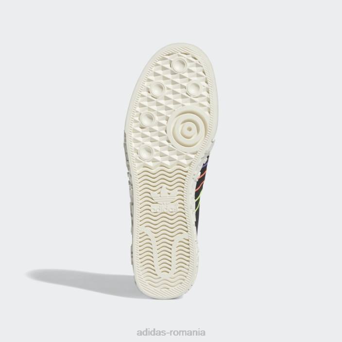 Adidas pantofi negri nizza pride adidas bărbați alb negru 2JBN567