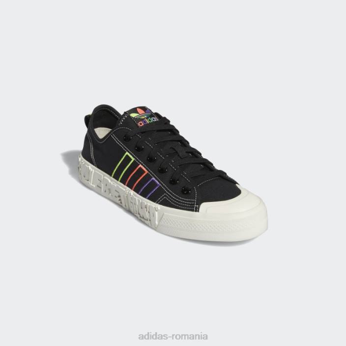 Adidas pantofi negri nizza pride adidas bărbați alb negru 2JBN567