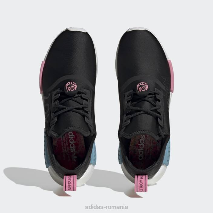Adidas pantofi negri nmd-r1 x andré saraiva bărbați alb negru 2JBN4247
