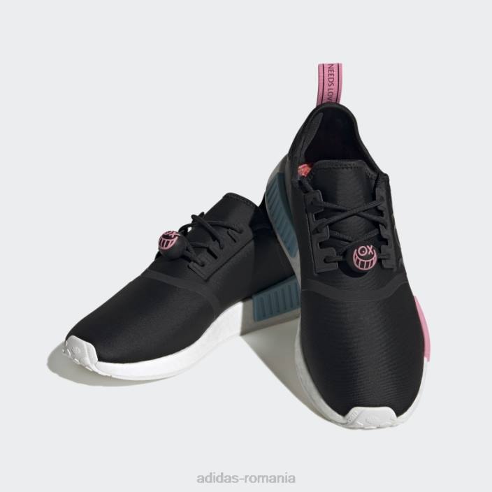 Adidas pantofi negri nmd-r1 x andré saraiva bărbați alb negru 2JBN4247