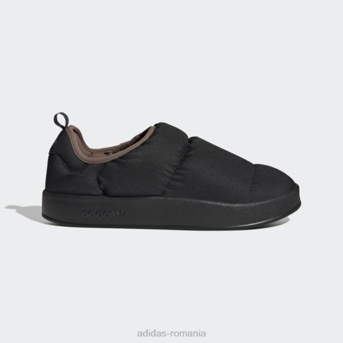 Adidas pantofi negri puffylette bărbați negru/pământ 2JBN4024