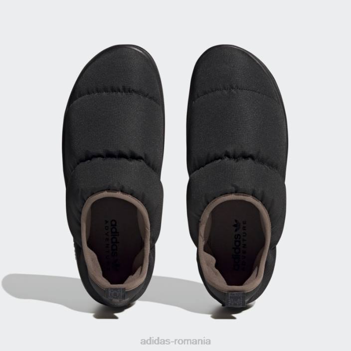Adidas pantofi negri puffylette bărbați negru/pământ 2JBN4024