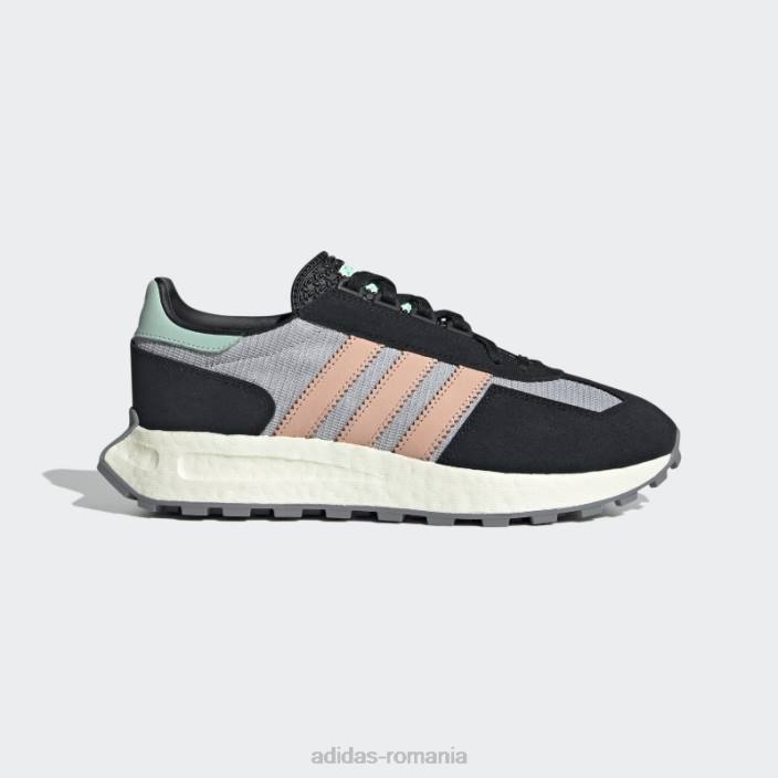 Adidas pantofi negri retropy e5 bărbați negru/portocaliu/alb 2JBN574