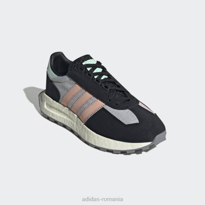Adidas pantofi negri retropy e5 bărbați negru/portocaliu/alb 2JBN574