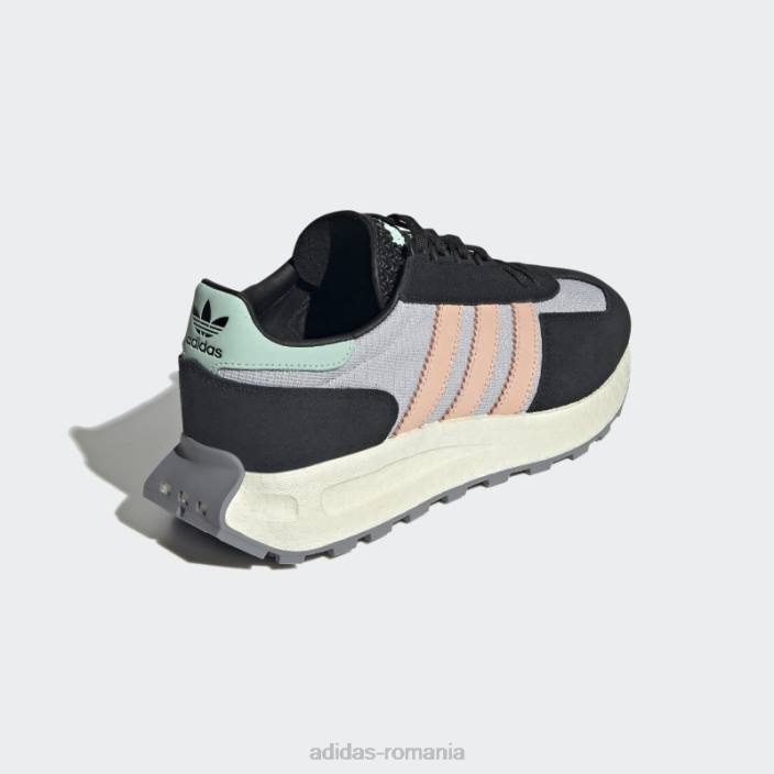 Adidas pantofi negri retropy e5 bărbați negru/portocaliu/alb 2JBN574