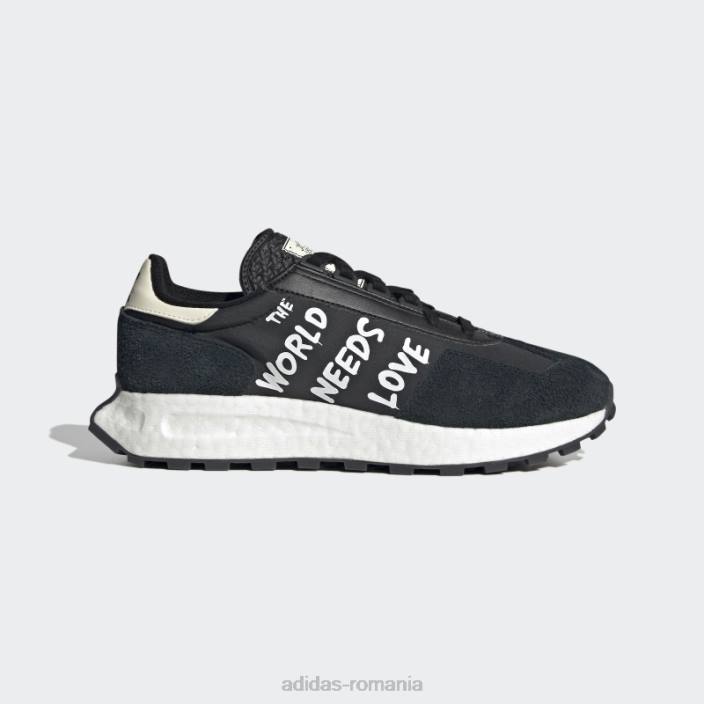 Adidas pantofi negri retropy e5 x andré saraiva bărbați alb negru 2JBN4696