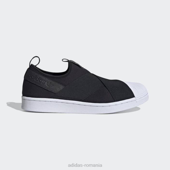 Adidas pantofi negri superstar cu slip-on bărbați negru 2JBN4475