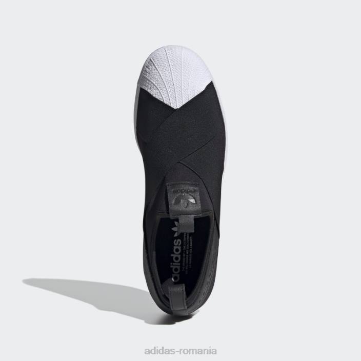 Adidas pantofi negri superstar cu slip-on bărbați negru 2JBN4475