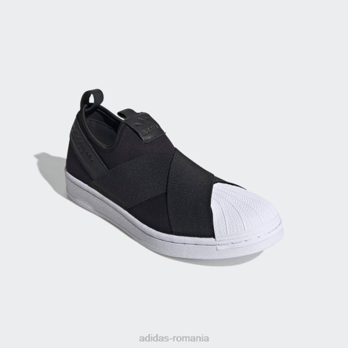 Adidas pantofi negri superstar cu slip-on bărbați negru 2JBN4475