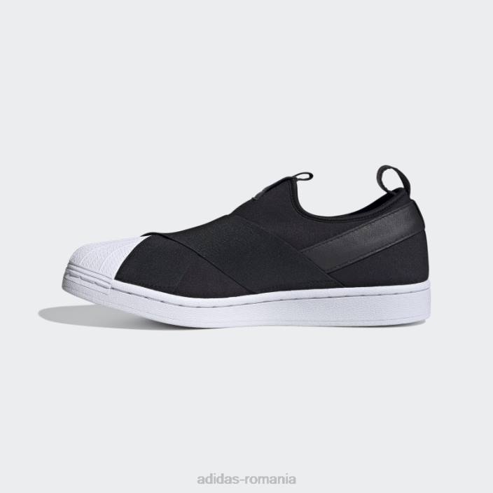 Adidas pantofi negri superstar cu slip-on bărbați negru 2JBN4475