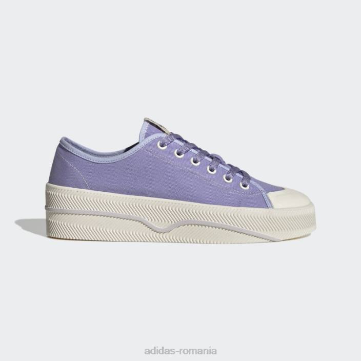 Adidas pantofi nizza 2 mov deschis adidas bărbați violet deschis/alb 2JBN462