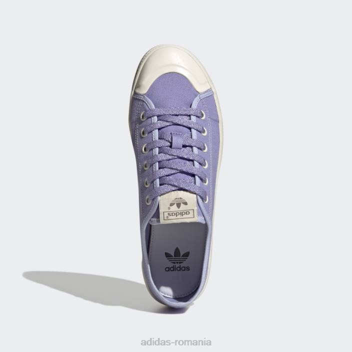 Adidas pantofi nizza 2 mov deschis adidas bărbați violet deschis/alb 2JBN462