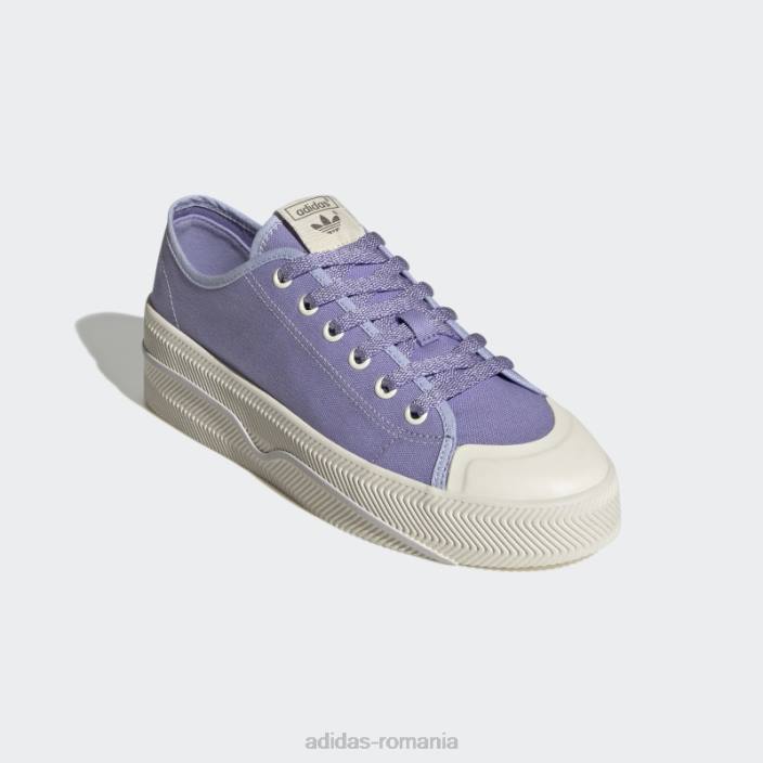 Adidas pantofi nizza 2 mov deschis adidas bărbați violet deschis/alb 2JBN462