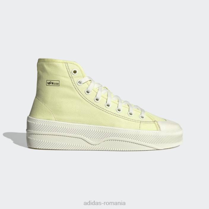 Adidas pantofi nizza galbeni bărbați galben/alb 2JBN506