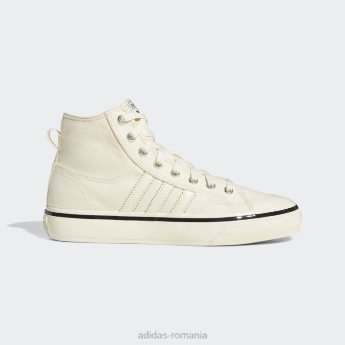 Adidas pantofi nizza hi rf 74 ecru tint bărbați nuanță ecru/alb/negru 2JBN668
