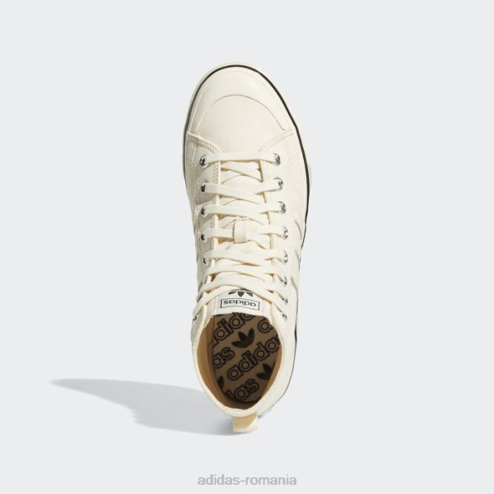 Adidas pantofi nizza hi rf 74 ecru tint bărbați nuanță ecru/alb/negru 2JBN668