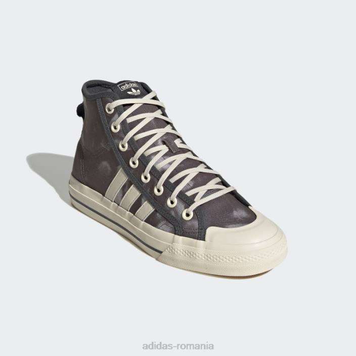 Adidas pantofi nizza hi rf gri bărbați gri/alb 2JBN464