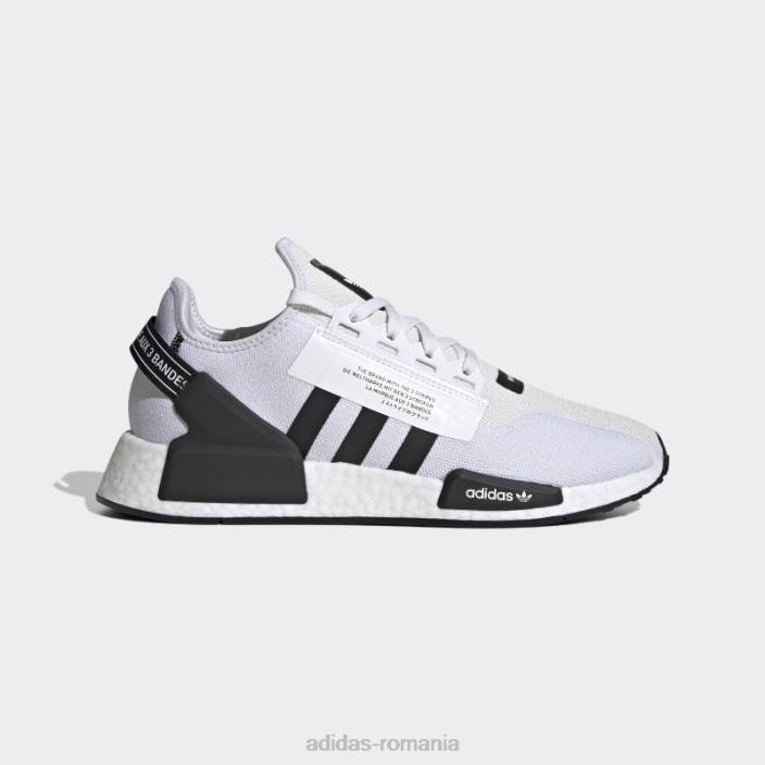 Adidas pantofi nmd-r1 v2 negru fierbinte bărbați alb negru 2JBN638