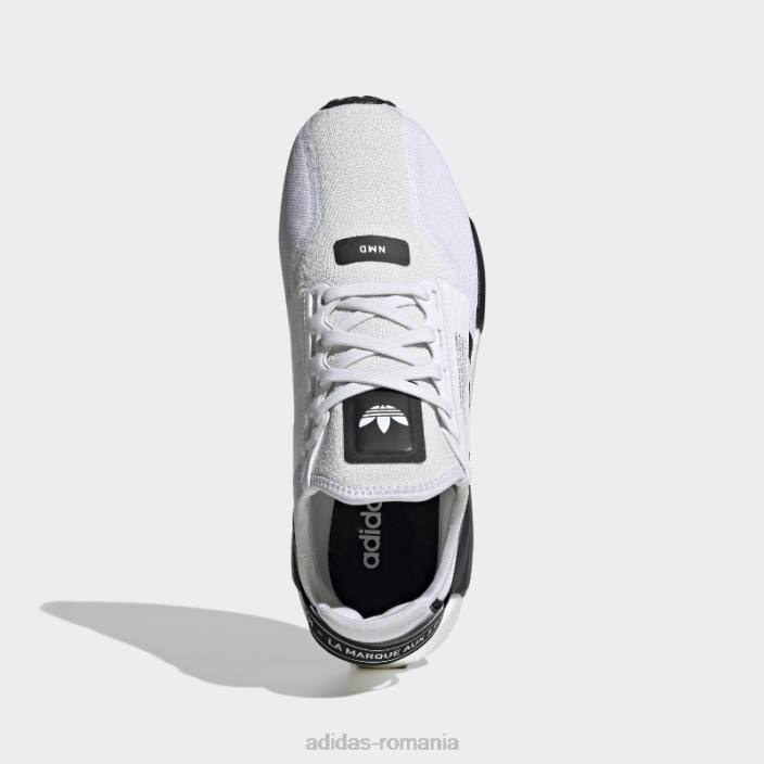 Adidas pantofi nmd-r1 v2 negru fierbinte bărbați alb negru 2JBN638