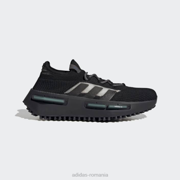 Adidas pantofi nmd s1 negri bărbați negru/albastru alterat 2JBN43