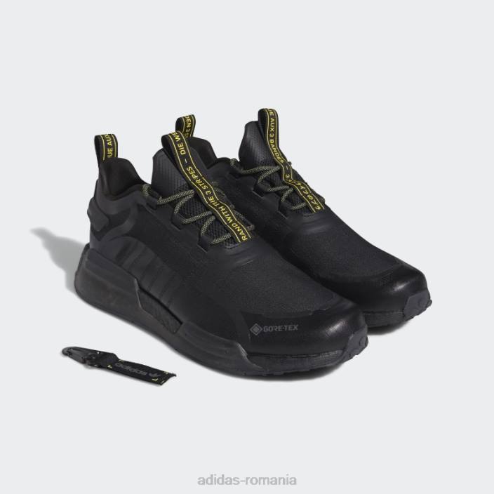 Adidas pantofi nmd-v3 gore-tex negri adidas bărbați negru/gri/galben 2JBN3888
