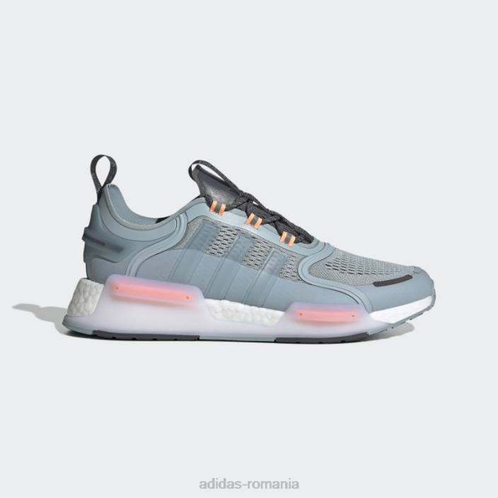 Adidas pantofi nmd-v3 gri bărbați gri/alb/portocaliu fascicul 2JBN4532