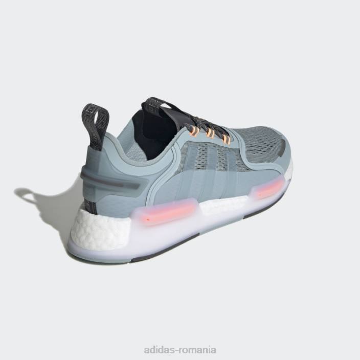 Adidas pantofi nmd-v3 gri bărbați gri/alb/portocaliu fascicul 2JBN4532