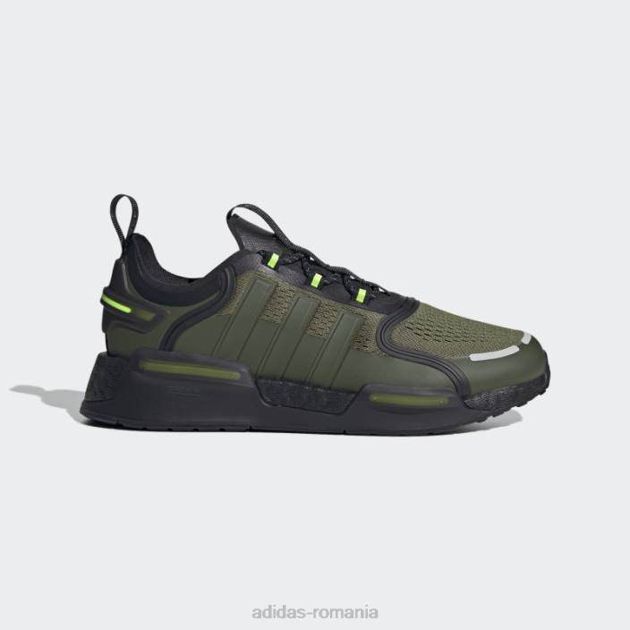 Adidas pantofi nmd-v3 olive bărbați măsliniu/negru 2JBN661
