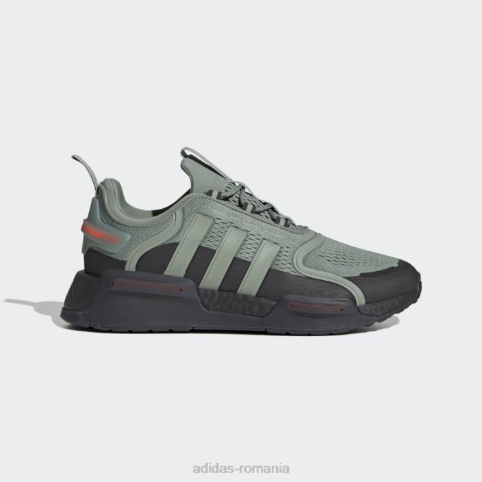 Adidas pantofi nmd-v3 verde argintiu bărbați verde argintiu/carbon/gri 2JBN1367