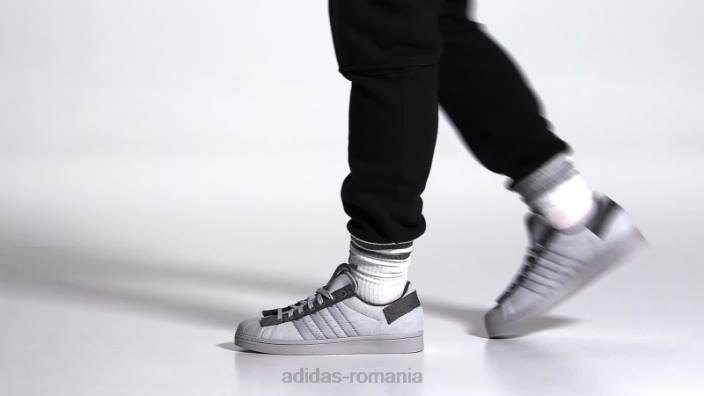 Adidas pantofi parley superstar gri bărbați gri 2JBN4498