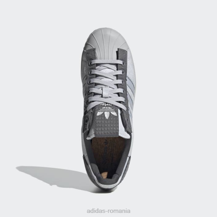 Adidas pantofi parley superstar gri bărbați gri 2JBN4498