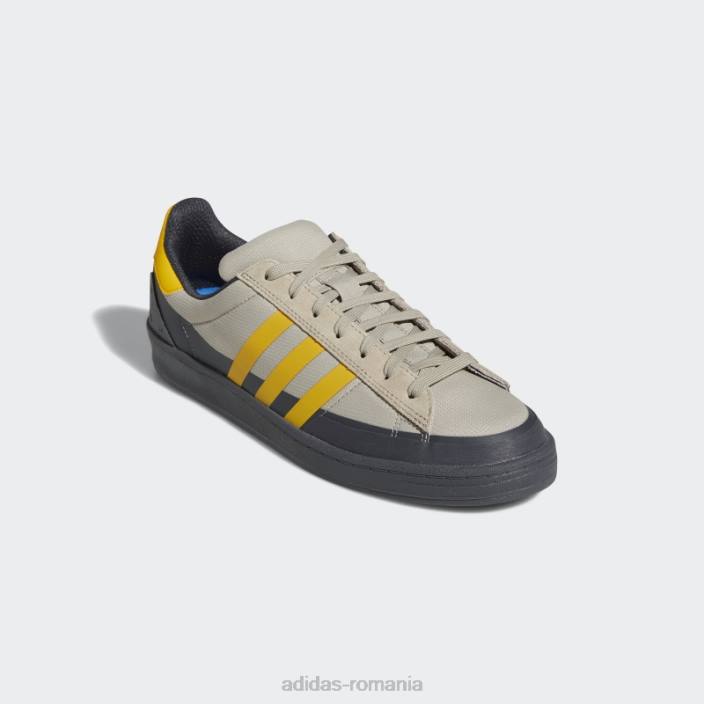 Adidas pantofi pop campus adv gri adidas bărbați gri/auriu/maro 2JBN4308