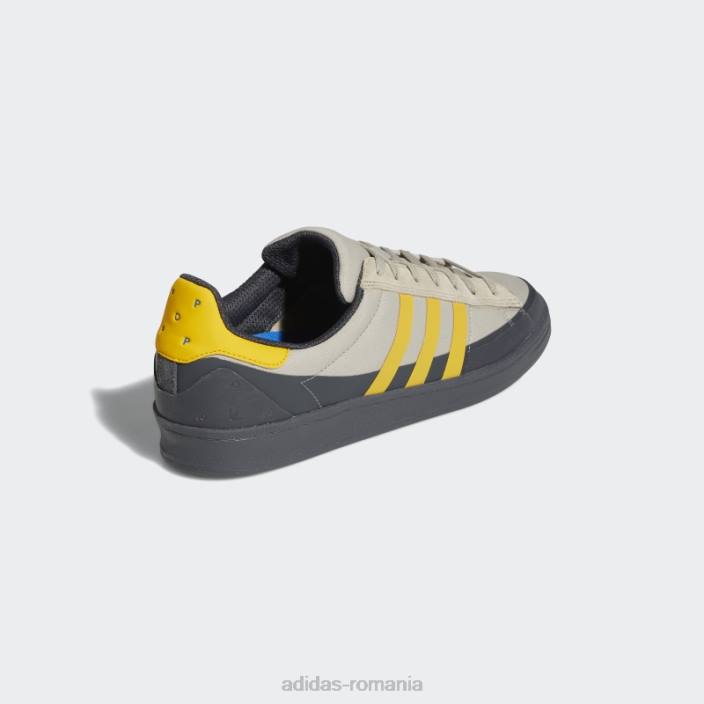 Adidas pantofi pop campus adv gri adidas bărbați gri/auriu/maro 2JBN4308