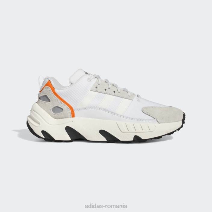 Adidas pantofi portocalii zx 22 boost fashion bărbați alb/portocaliu 2JBN548