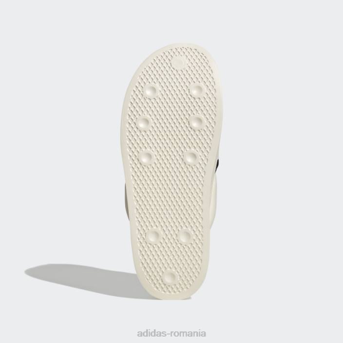 Adidas pantofi puffylette albi bărbați alb negru 2JBN3865
