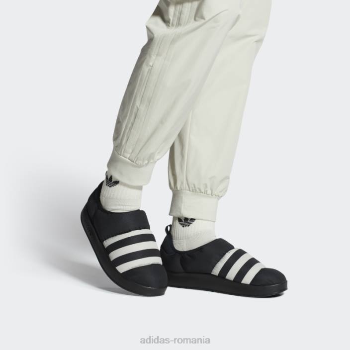 Adidas pantofi puffylette negri bărbați gri inchis 2JBN3854