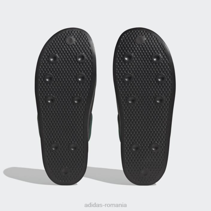 Adidas pantofi puffylette verde închis adidas bărbați verde închis/negru/nisip 2JBN4101