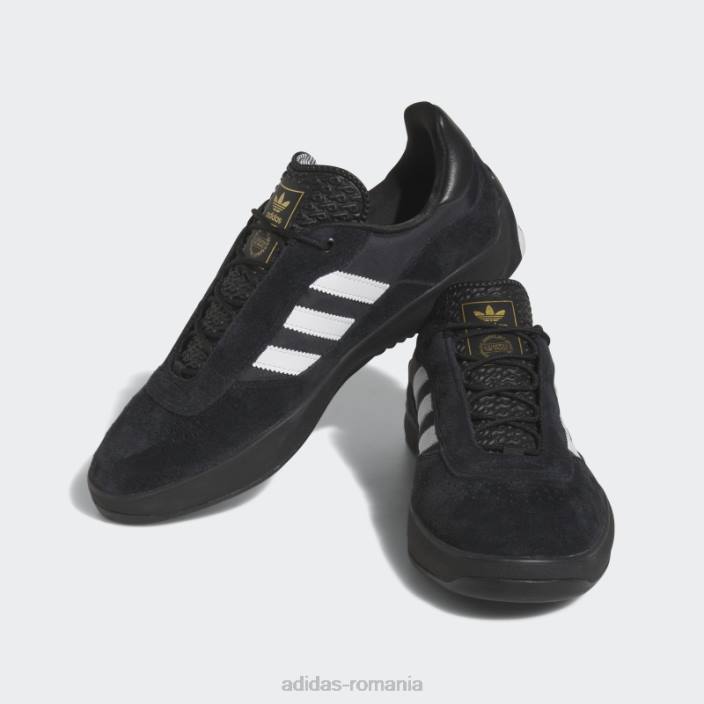Adidas pantofi puig negri bărbați negru/alb/auriu metalic 2JBN4075