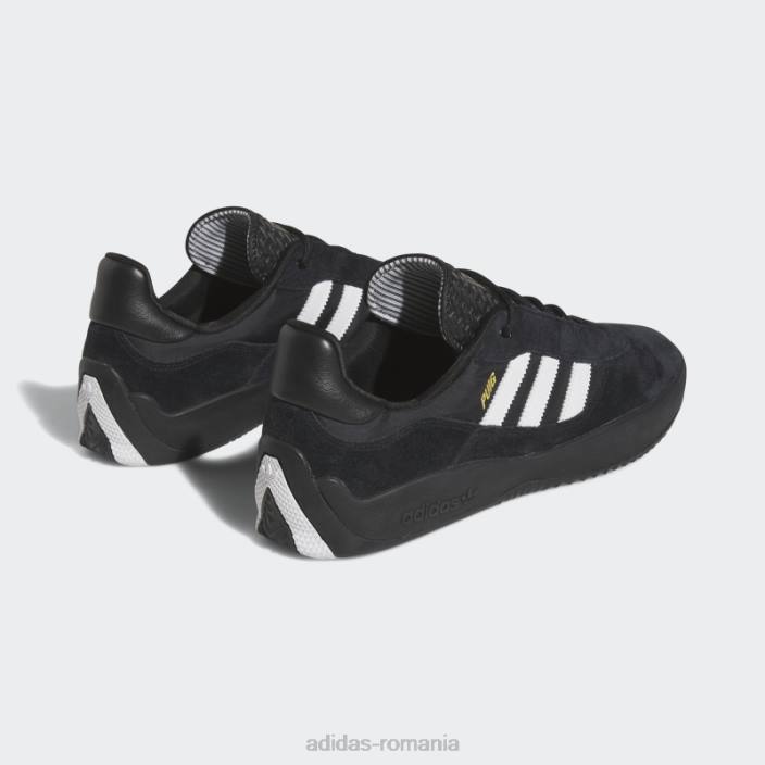 Adidas pantofi puig negri bărbați negru/alb/auriu metalic 2JBN4075