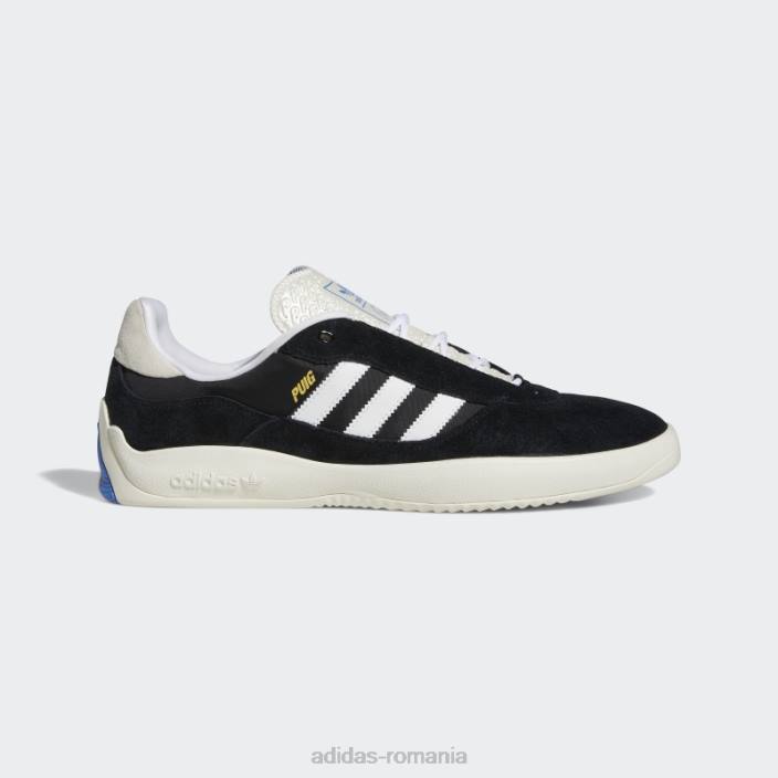 Adidas pantofi puig negri bărbați pasăre neagră/albă/albastru 2JBN515