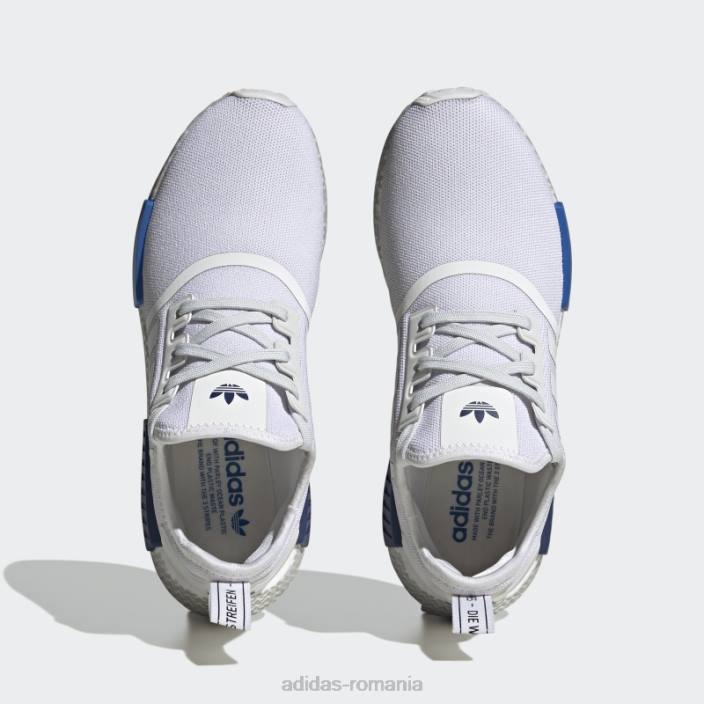 Adidas pantofi regali nmd-r1 bărbați alb/regale 2JBN4069