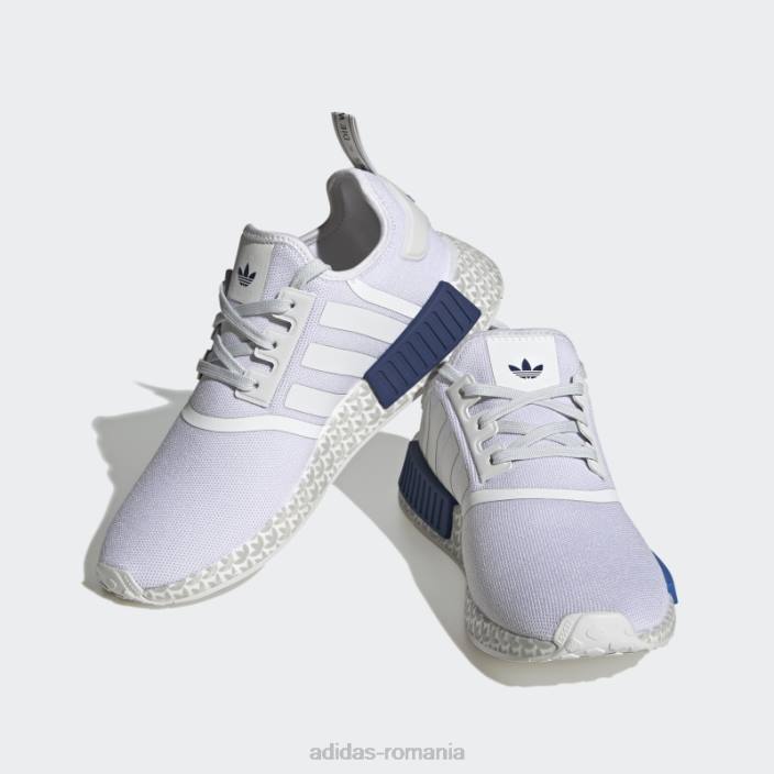 Adidas pantofi regali nmd-r1 bărbați alb/regale 2JBN4069