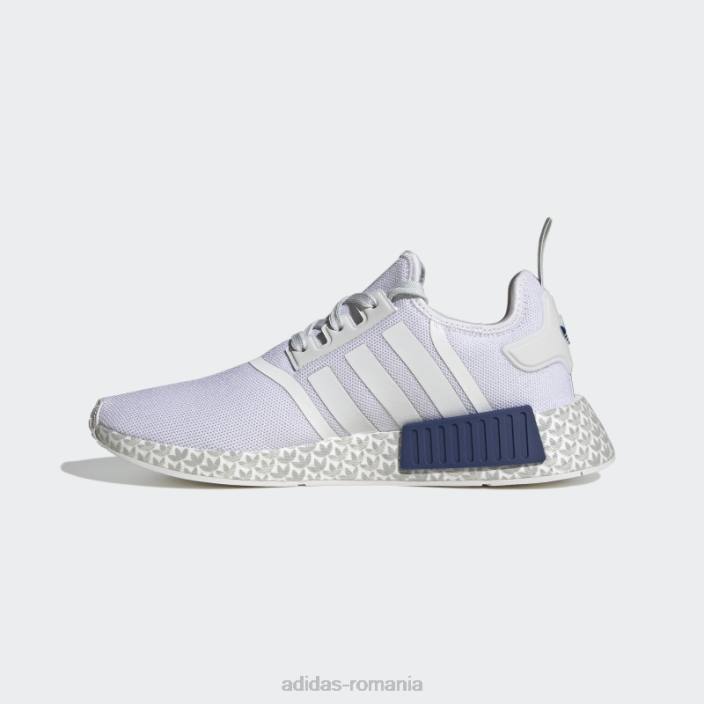 Adidas pantofi regali nmd-r1 bărbați alb/regale 2JBN4069