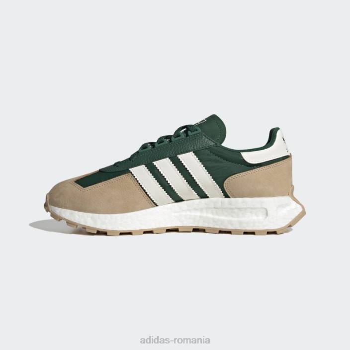 Adidas pantofi retropy e5 adidas verde închis bărbați verde închis/alb/bej 2JBN3996