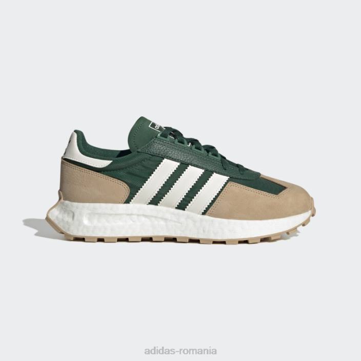 Adidas pantofi retropy e5 verde închis bărbați verde închis/alb/bej 2JBN116