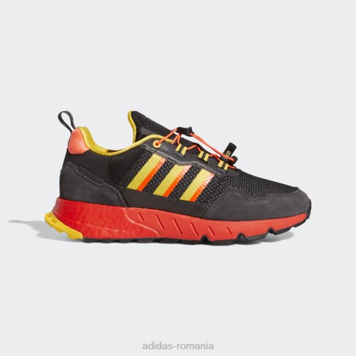 Adidas pantofi rocket zx 1k boost negri adidas bărbați negru/argintiu/carbon 2JBN726