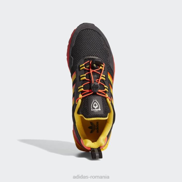 Adidas pantofi rocket zx 1k boost negri adidas bărbați negru/argintiu/carbon 2JBN726