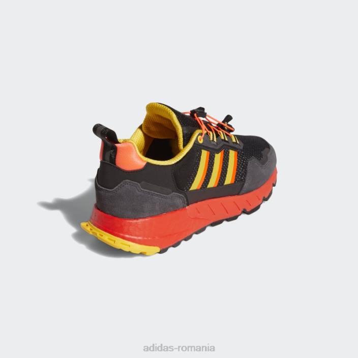 Adidas pantofi rocket zx 1k boost negri adidas bărbați negru/argintiu/carbon 2JBN726